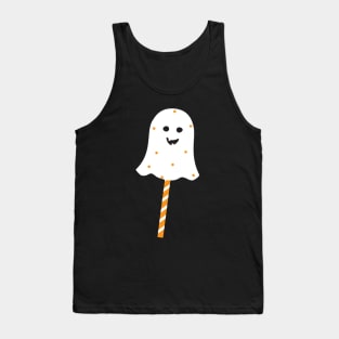 Happy Halloween gifts sweet ghost candy cartoon cute Tank Top